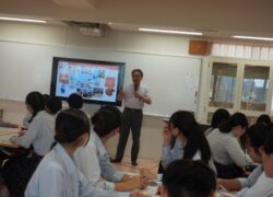 川崎市立川崎高校福祉科で出前授業を実施しました